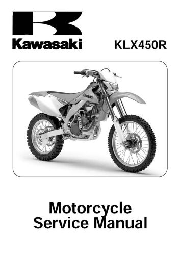 Kawasaki service manual 2008, 2009 &amp; 2010 klx450r