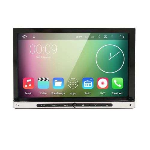 7" car dvd cd player gps satnavi touchscreen radio bt 3g dvr ipod mirror link tv