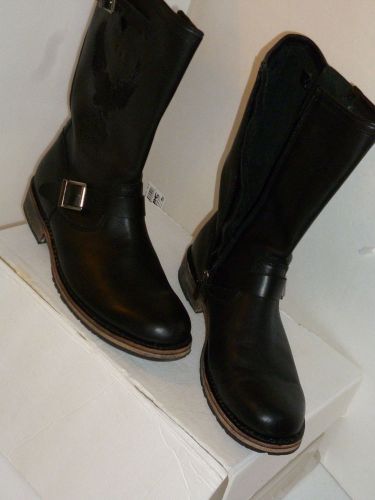 Harley davidson motorcycle wolverine boots size 9"m new no box heavy duty black