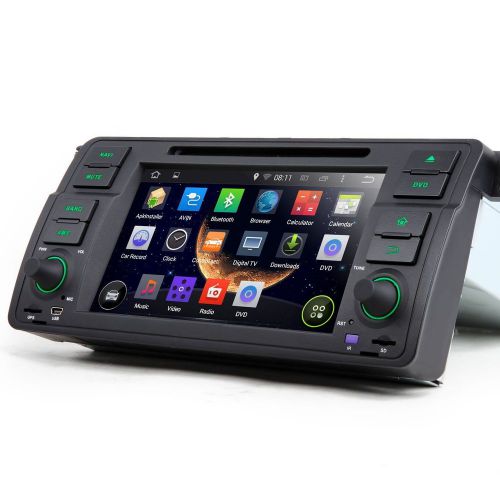 Android 4.4 7&#034;i in dash bmw 3 series e46 car dvd radio stereo player wifi 3g gps