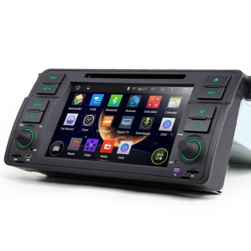 Android 4.4 7"i in dash bmw 3 series e46 car dvd radio stereo player wifi 3g gps