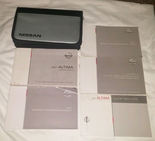 2007 nissan altima owner&#039;s manual kit