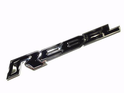 1pcs for 15-16 dodge ram trucks tailgate rebel plastic namepiate badge emblem
