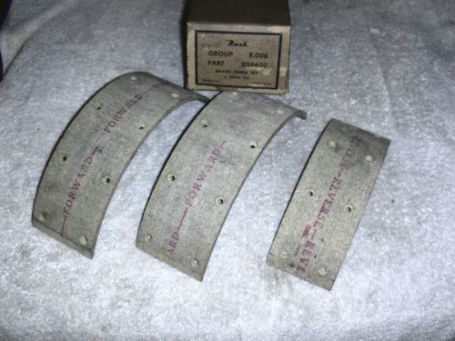 Amc nash rambler statesman front brake linings