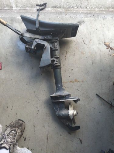 1960's johnson omc evinrude housing and complete lower unit 5hp