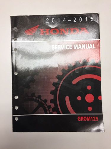 2014-2015 honda grom 125 service manual