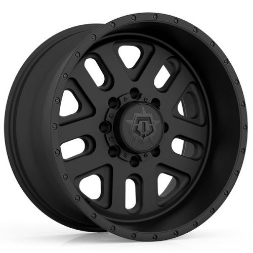 4-new tis 539b 20x10 8x165.1 -25mm satin black wheels rims