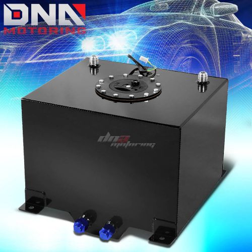 8 gallon lightweight performance black coat aluminum fuel cell tank+level sender