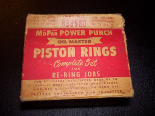 Nos 1935-40 dodge 6 cyl piston ring set - 898980 - d392