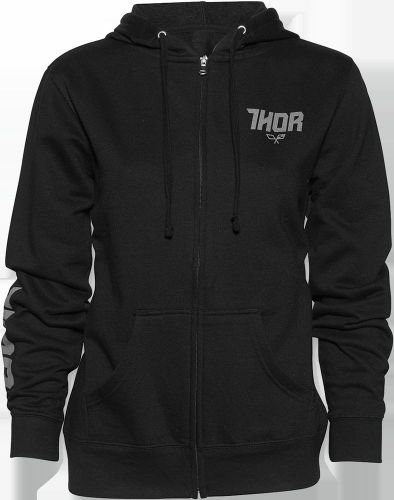 Thor women's fin zip-up hoody black md