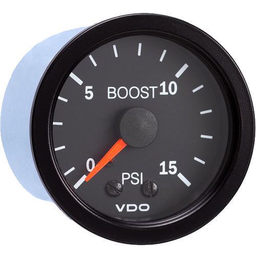 Vdo 150-101 vision boost gauge 2-1/16&#034; mechanical