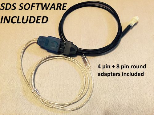 Suzuki marine outboard diagnostic cable kit 4 pin &amp; 8 pin efi 4-stroke df40-300