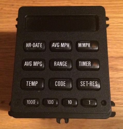 Bmw e28 e30 e24 e23 13 buttons obc on board computer # 65811386868