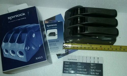 Spinlock power clutch xas/3 triple line boat rope clutch for lines 1/4"-1/2"