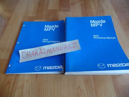 2003 mazda mvp service &amp; wiring diagrams manual