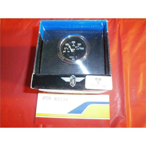 Stewart warner 82136 oil pressure gauge electrical marine 0-400 psi 0-2800 kpa 1