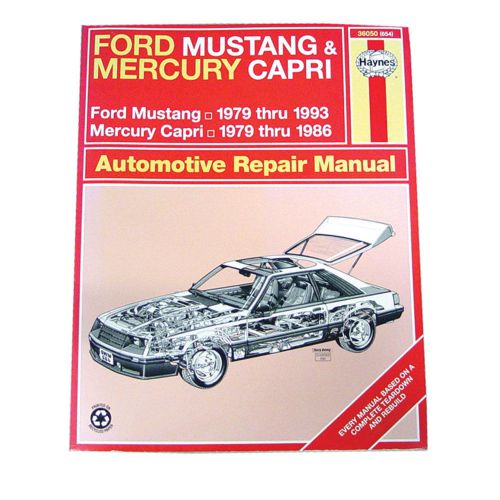 Mustang 1979-1993 haynes repair manual