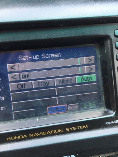 2000-2004 honda odyssey navigation system screen monitor oem #39810-s0x-a020-m1