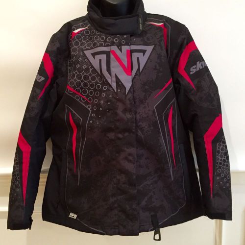 Skidoo ski doo brp atv jacket women's tg xl black pink