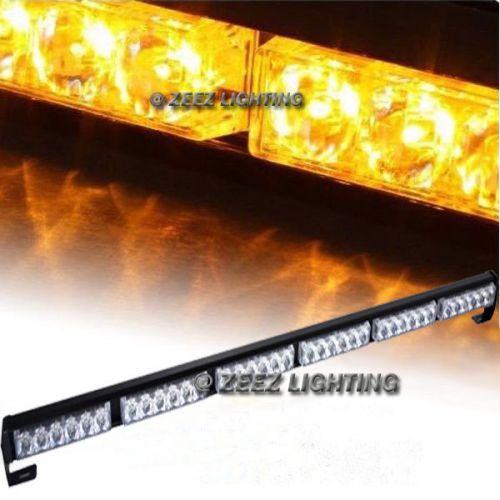 36 amber led traffic advisor emergency warning flash strobe beacon light bar c16