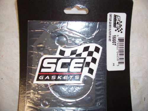 Mopar 426 hemi or 440 big block oil pump gasket. sce