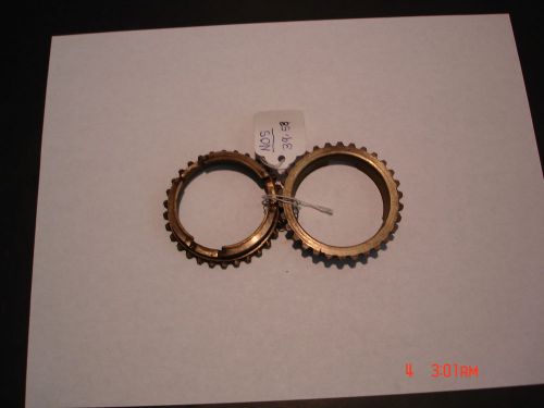 Original pair of (nos)  &#034;1939 - 1948 ford&#034; transmission synchro rings !!!