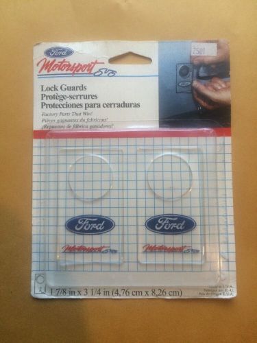 Ford motorsport lock guards made in usa original nos factory ford parts