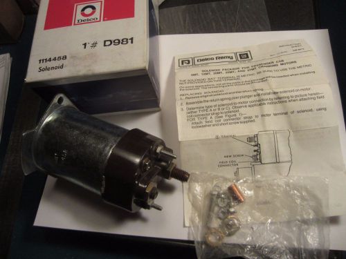 1950&#039;s thru 1980&#039;s delco starter solenoid switch d981 1114458