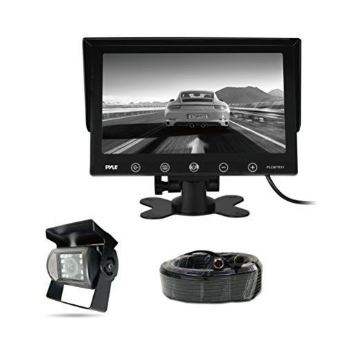 Pyle plcmtr91 weatherproof rearview/backup driving camera &amp; video monitor system