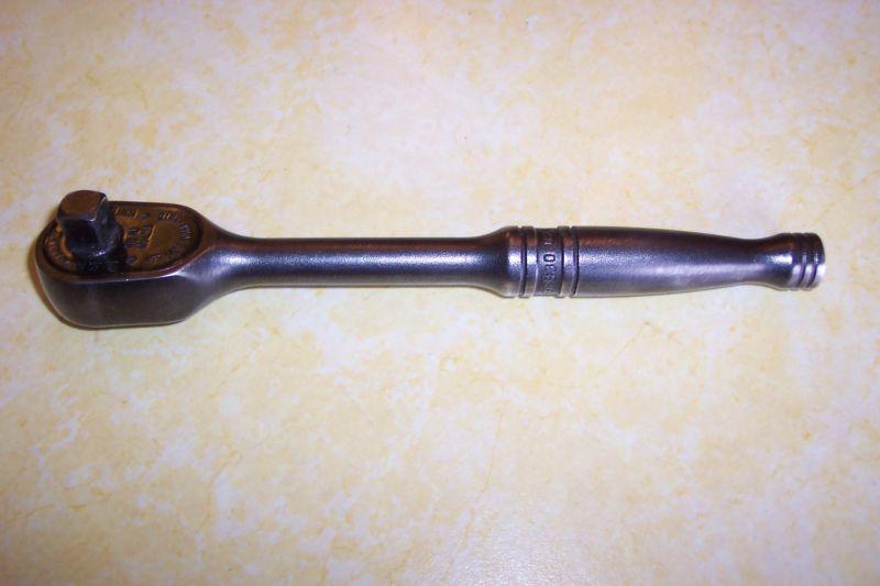 Snap-on  black 3/8" drive industrial finish  ratchet gf830 - nice worn finish