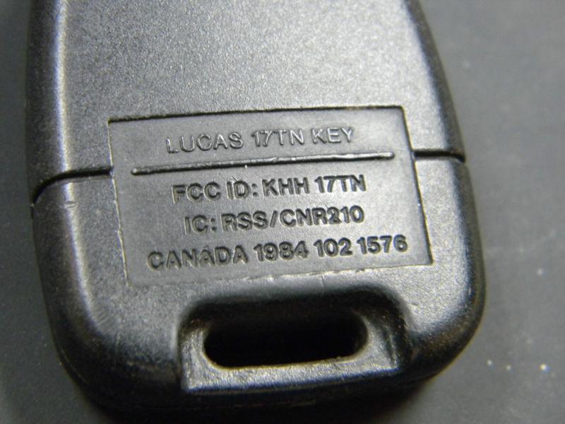 LAND ROVER KEYLESS ENTRY REMOTE FOB LUCAS 17TN KHH 17TN KHH17TN, US $26.99, image 3