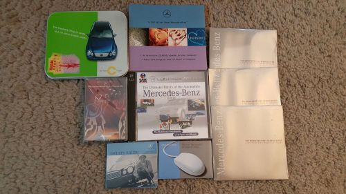Mercedes benz lot of cd rom demo&#039;s various sales promo&#039;s etc new screen savers