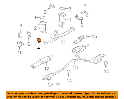 Ford oem exhaust-inlet pipe gasket left 6e5z5e241aa