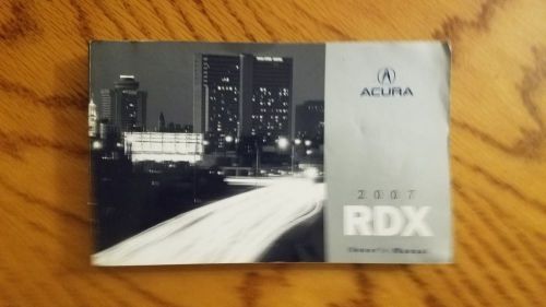 2007 acura rdx owners manual original oem owner guide book free shipping