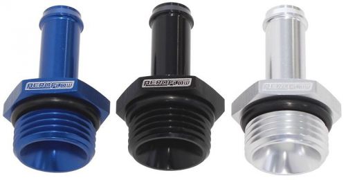Straight hose barb -6 orb to 1/4" barb by aeroflow performance