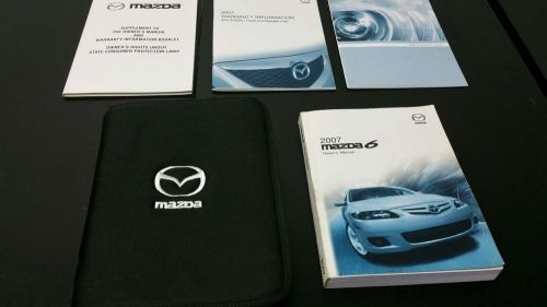 2007 mazda 6 owners manual