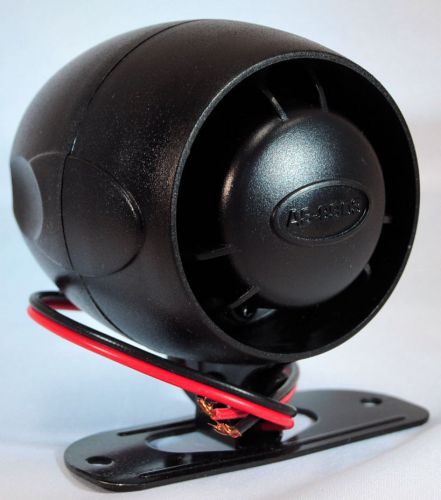 Audiovox - as-9903 - super loud multi tone mini car alarm siren, 120db 20 watt