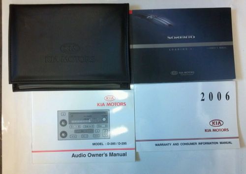 2006 kia sorento owner&#039;s manual