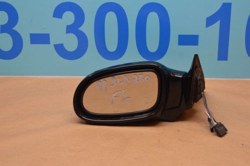 99-04 r170 mb slk320 slk230 left driver side powered side view mirror black oem