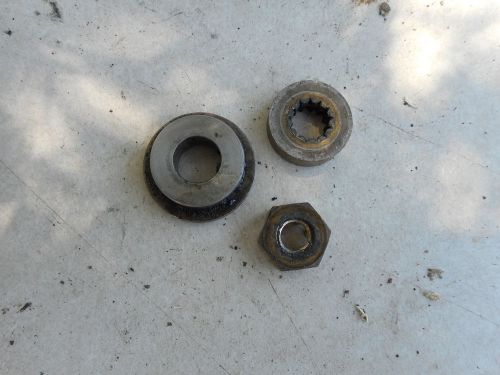 1976 evinrude 9.9 hp prop nut and spacers