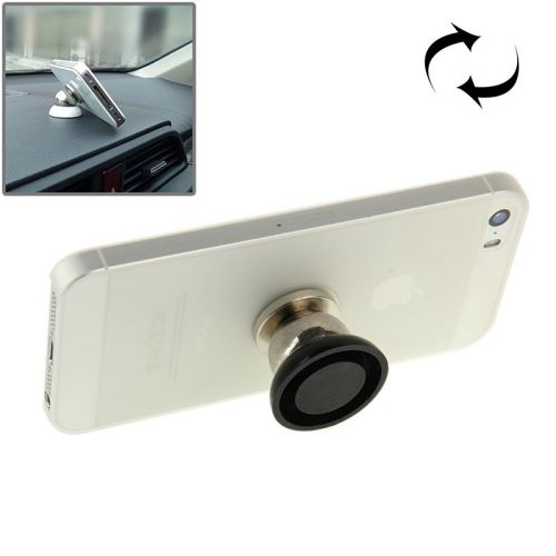 Magnet 360 degree rotating mini car mount metal holder kit for smartphone iphone