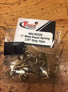 Titan performance products 092-s5325 1&#034; steel panel springs .325&#034; grip race car