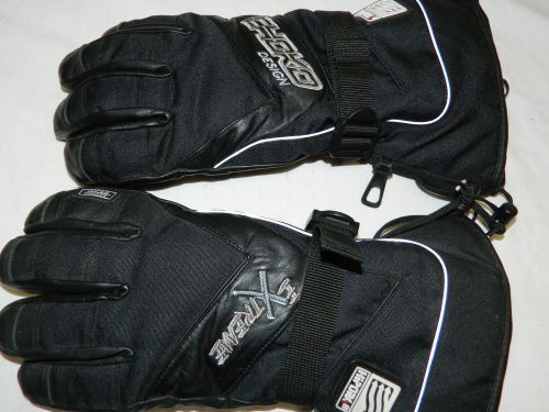 Choko extreme touring snowmobile motorcycle winter riding wtrprf gloves sz large