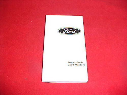 2001 new ford mustang owners manual service guide book 01 glovebox