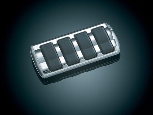 Kuryakyn 8850 chrome brake pedal cover for vulcan 1500 & 1600