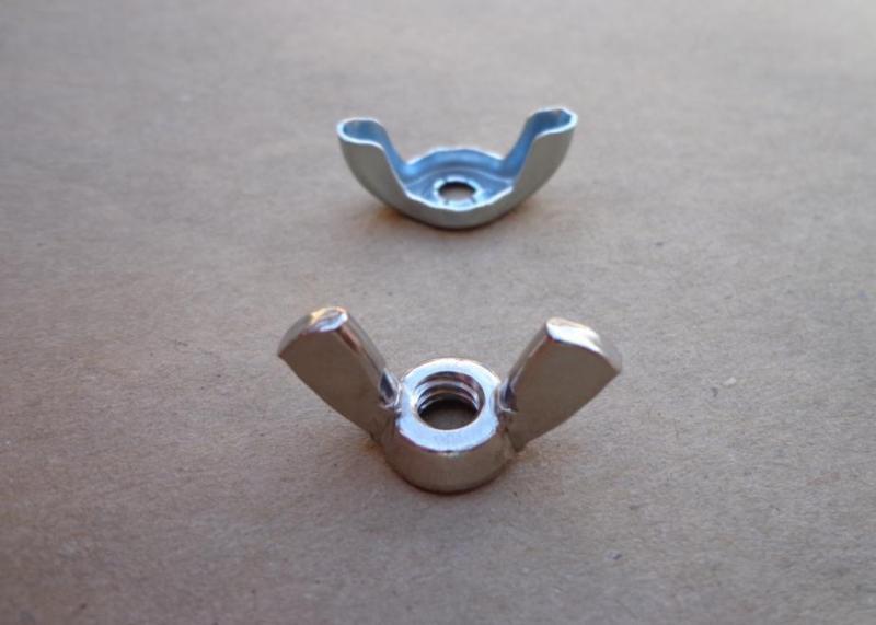Air cleaner stainless steel wing nut - for all 30's-60's models - show quality!
