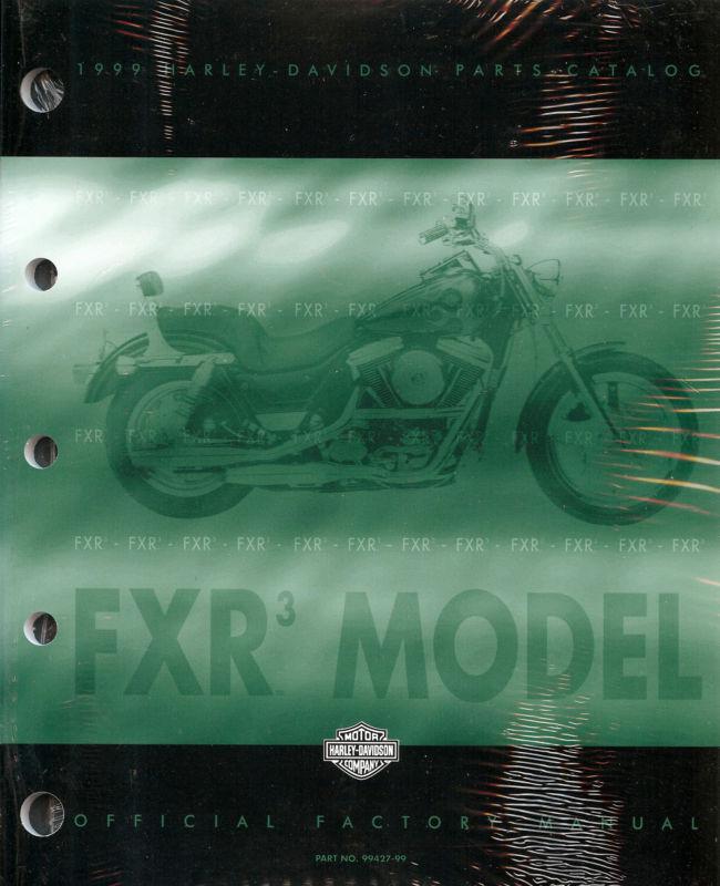 1999 harley-davidson fxr3 models parts catalog manual -new sealed-fxr 3-cvo