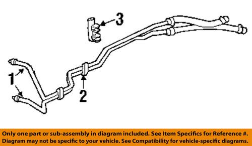 Jeep oem 4815987ab transmission oil cooler-hose & tube assembly clip