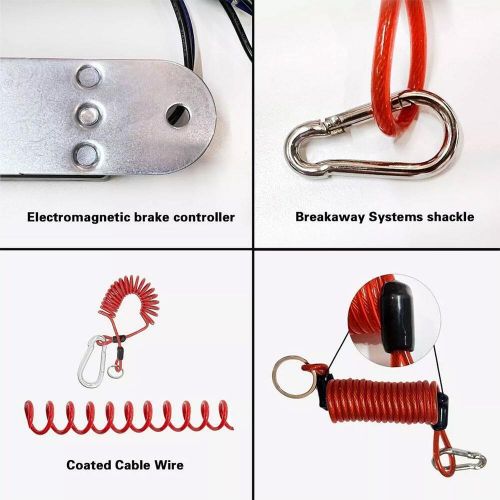 Trailer Breakaway Switch 4Ft Trailer Break Control kit Electric Brake Switch Red, US $, image 6