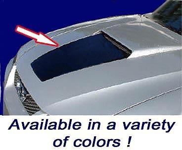 1999-2004 mustang gt high scoop hood decal insert bullitt gloss black